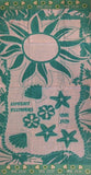 Thick Oversized Aqua Sun Beach Towel