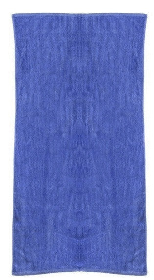 Solid Caribbean Blue Beach Towel