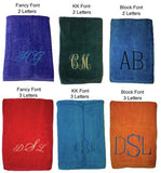 Monogrammed Beach Towels
