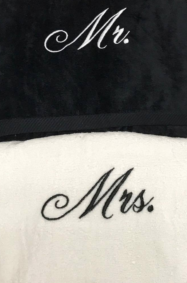 Mr. & Mrs. Beach Towels