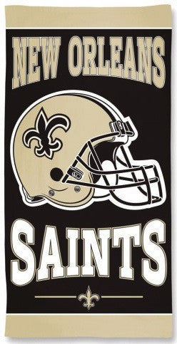 New Orleans Saints Beach Towel
