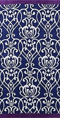 Purple and Blue Beach Towel