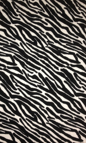 Small Zebra Print Beach Towel