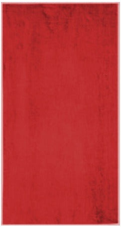 Solid Red Beach Towel