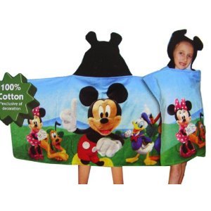 Disney Mickey Mouse Kids Hooded Towel