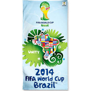 World Cup Soccer Beach Towel