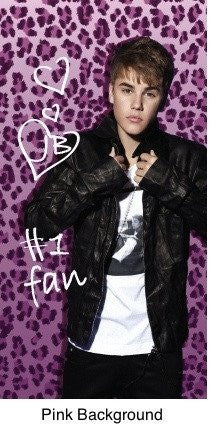 Justin Bieber Beach Towel