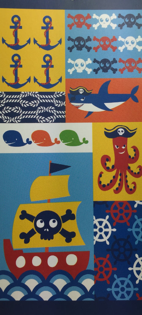 Kids Nautical Beach Towel