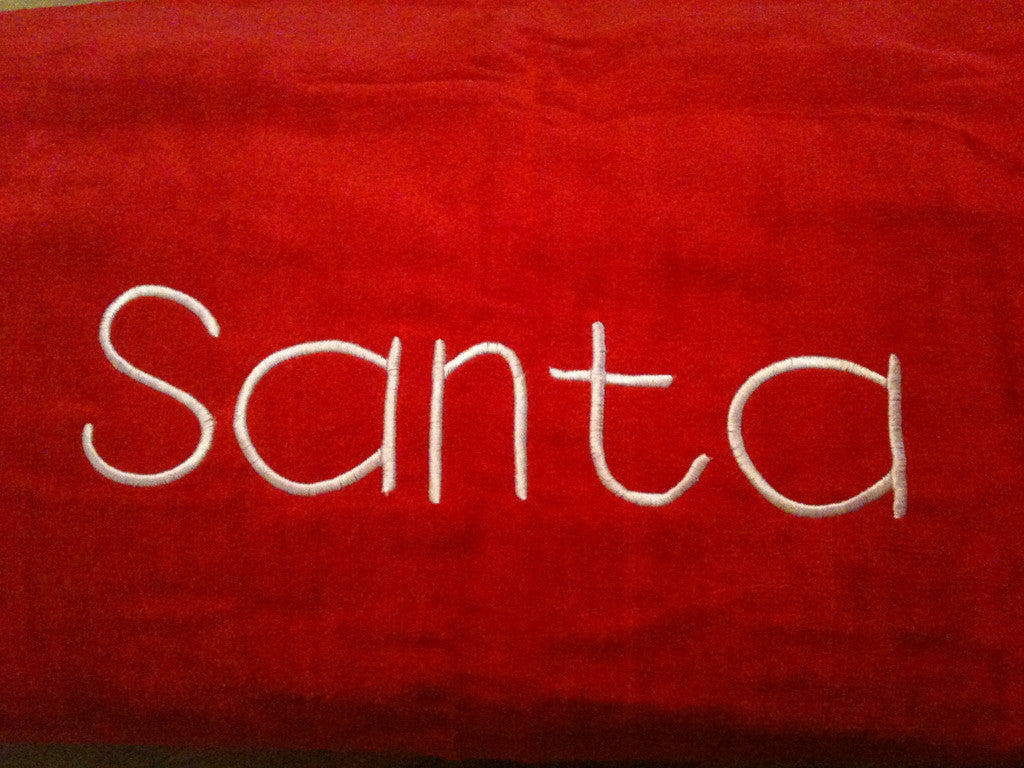 Santa Beach Towel